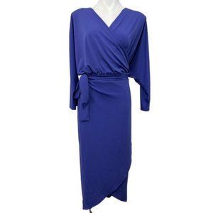 Eloquii 3/4 sleeve wrap dress with tulip skirt size 18/20